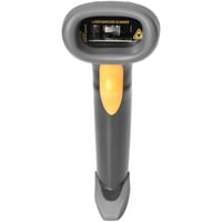 Digitus DA-8100 Håndholdt stregkodelæser 1D Lineær Sort, Stregkodescanner grå/Sort, Håndholdt stregkodelæser, 1D, Lineær, Codabar, Code 128, Code 32, Code 39, Code 93, EAN 128, EAN-13, EAN-8, GS1 DataBar, GS1-128..., -45 - 45°, 30 cm