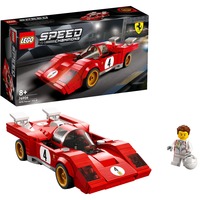 LEGO Speed Champions 1970 Ferrari 512 M, Bygge legetøj Byggesæt, 8 År, Plast, 291 stk, 320 g