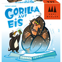 Schmidt Spiele Tre troldmænd: Gorilla på is, Kortspil 