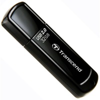 Transcend JetFlash 350 USB-nøgle 32 GB USB Type-A 2.0 Sort, USB-stik Højglans sort, 32 GB, USB Type-A, 2.0, Hætte, 8,5 g, Sort