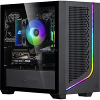 ALTERNATE Gaming-PC Window Edition • RTX 5060 • AMD Ryzen™ 5 5600 • 16 GB RAM, Gaming PC Sort/gennemsigtig