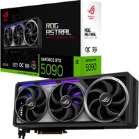 ASUS ROG Astral - -RTX5090-O32G-GAMING NVIDIA GeForce RTX 5090 32 GB GDDR7, Grafikkort GeForce RTX 5090, 32 GB, GDDR7, 512 Bit, 7680 x 4320 pixel, PCI Express 5.0