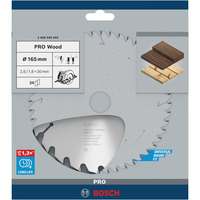 Bosch 2 608 640 602 Ikke kategoriseret, Savklinge Træ, 16,5 cm, 3 cm, 2,6 mm