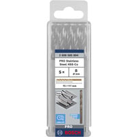 Bosch PRO rustfrit stål HSS-Co spiralbor, Ø 8mm, Boremaskine 