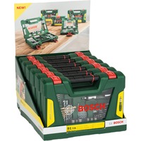 Bosch V-Line TIN bore- / bit-sæt, 91 dele, Boremaskine &amp; bit sæt Grøn