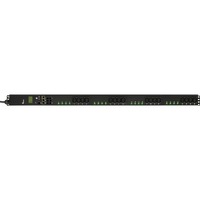 Inter-Tech PDU SA-0816, Strømskinne Sort