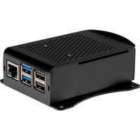 Joy-IT Aluminiumhus til Raspberry Pi 5, Boliger Sort