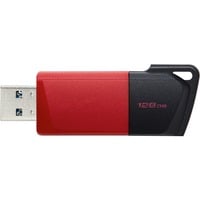 Kingston DataTraveler 128 GB USB 3.2 Gen1 Exodia M (sort + rød), USB-stik Rød/Sort, 128 GB, USB Type-A, 3.2 Gen 1 (3.1 Gen 1), Glide, 10 g, Sort, Rød