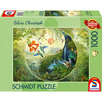 Schmidt Spiele Silvia Christoph: Yin & Yang i Kolibrier-skoven, Puslespil 