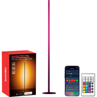SwitchBot Gulvlampe smarte Stehlampe, LED-lampe Sort