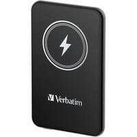 Verbatim Charge 'n' Go Lithium polymer (LiPo) 5000 mAh Trådløs opladning Sort, Power Bank Sort, 5000 mAh, Lithium polymer (LiPo), Quick Charge 3.0, Trådløs opladning, Sort