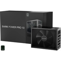ATK Dark Power Pro 13 | 1600W enhed til strømforsyning 20+4 pin ATX ATX Sort, PC strømforsyning Sort, 1600 W, 115 - 240 V, 1700 W, 50 - 60 Hz, 15 - 9 A, 150 W