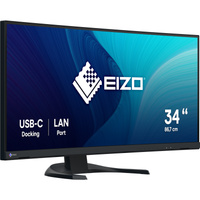 EIZO FlexScan EV3451X-BK, LED-skærm Sort