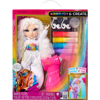 MGA Entertainment Rainbow High Air Brush & Create - Purple Eyes, Dukke