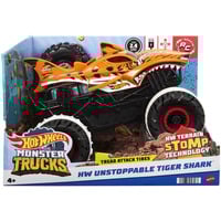 Mattel Monster Trucks HWMT UNSTOPPABLE TIGER SHARK, fjernstyret bil, RC fjernstyret bil, 4 År, Lithium