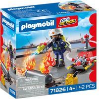 PLAYMOBIL Action Heroes Sletning af en gastank, Bygge legetøj 