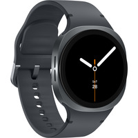 Samsung Galaxy Watch 8 3,3 cm (1.3") AMOLED 40 mm Digital 438 x 438 pixel Berøringsskærm Grafit Wi-Fi GPS (satellit), SmartWatch mørk grå, 3,3 cm (1.3"), AMOLED, Berøringsskærm, 32 GB, GPS (satellit), 30 g