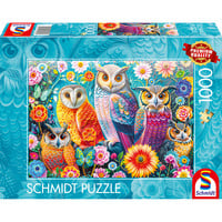 Schmidt Spiele Ugler og blomster, Puslespil 