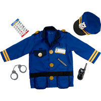 Spin Master MPP RLP PoliceOfficerCstmRlplySet GML Smart kostume Barn Unisex Uniform, Rollespil Smart kostume, Barn, Unisex, Uniform, Politi, Blå, Gul