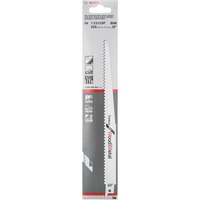 Bosch S 1111 DF Saber savklinge Bimetal 1 stk Saber savklinge, Spånplade, Glasfiber forstærket plastik, Profil, Træ, Bimetal, Grå, 4,3 mm, 22,5 cm