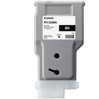 Canon PFI-320BK blækpatron 1 stk Original Sort Sort, Pigmentbaseret blæk, 300 ml, 1 stk