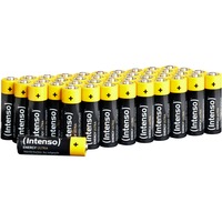 Intenso 7501520 - Energy Ultra Alkaline Batterie AA Mignon 40er-Pack - Batterie Engangsbatteri Sort/Gul, Engangsbatteri, AA, Alkaline, 1,5 V, 40 stk, 2600 mAh