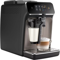 Philips Fuldautomatisk espressomaskine, 3 drikke, Kaffe/Espresso Automat Sort/zinc brown, 3 drikke, Espressomaskine, 1,8 L, Kaffebønner, Indbygget kværn, 1500 W, Sort, Brun