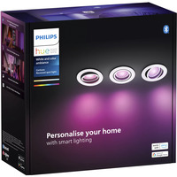 Philips Hue White & Color Ambiance Centura indbygningsspot 3-pak, LED lys Hvid