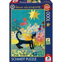 Schmidt Spiele Rosina Wachtmeister: Kat i blomsterhav, Puslespil 