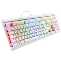 Sharkoon Gaming-tastatur Hvid, DE-layout, Huano Red