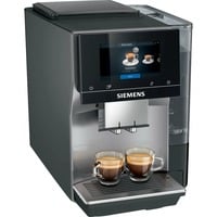 Siemens EQ.700 TP715D01 kaffemaskine Fuld-auto Espressomaskine 2,4 L, Kaffe/Espresso Automat grå/Sort, Espressomaskine, 2,4 L, Kaffebønner, Indbygget kværn, 1500 W, Grå