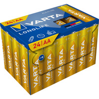 VARTA Longlife Batteri LR06 Box, AA (Mignon) 