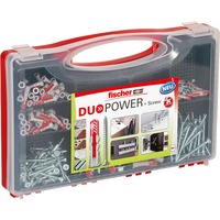 fischer RØD BOX DUOPOWER + skruer, Dyvel Lys grå/Rød