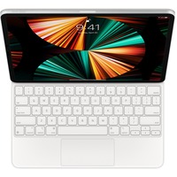 Apple MJQL3LB/A tastatur til mobil enhed Hvid AZERTY US engelsk Hvid, Amerikansk layout, Saks-switch, AZERTY, US engelsk, Trackpad, 1 mm, Apple, iPad Pro 12.9-inch (5th generation) iPad Pro 12.9-inch (4th generation) iPad Pro 12.9-inch (3rd...