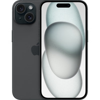 Apple iPhone 15 256GB Renoveret, Mobiltelefon Sort