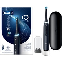 Braun iO Series 5 Voksen Vibrerende tandbørste Sort, El-tandbørste Sort, Voksen, Vibrerende tandbørste, Daglig pleje, Intens, Sensitiv, Super sensitive, Blegning, Sort, 2 min, Sort