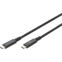 Digitus USB4 Gen 3x2 kabel, USB-C stik > USB-C stik, 40Gbit/s Sort