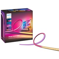 Philips Hue Play gradient lightstrip til PC, LED Strip Sort/Hvid, Philips Play gradient lightstrip til PC, Intelligent strimmellys, Bluetooth, Hvid, Silikone, Ikke-udskiftelig pære(r), Variabel