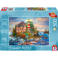 Schmidt Spiele Fyrtårn på klippen, Puslespil 
