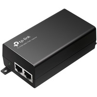 TP-Link Omada POE160S PoE adapter Gigabit Ethernet Sort, Gigabit Ethernet, 10,100,1000 Mbit/s, 10/100/1000, IEEE 802.3ab, IEEE 802.3af, IEEE 802.3at, IEEE 802.3i, IEEE 802.3u, Cat3, Cat4, Cat5, Cat5e, Sort