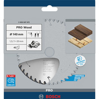 Bosch 2608837672 rundsavklinge 14 cm 1 stk Tungsten Carbide Tipped (TCT), Træ, 14 cm, 2 cm, 10500 rpm, Bosch