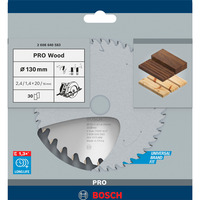 Bosch 2 608 640 583 rundsavklinge 13 cm 1 stk Træ, 13 cm, 1,4 mm, 2,4 mm, Bosch, 1 stk