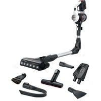Bosch BSS711W stav støvsuger & elektrisk kost Stick vakuum Batteri Dry Poseløs 0,3 L Sort, Sølv, Hvid, Skaft støvsuger Hvid/Sort, Stick vakuum, Poseløs, Sort, Sølv, Hvid, 0,3 L, CE, EACEurasian, Morocco, New Singapore Safety Mark, Ukraine, VDE, Dry