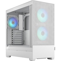 Fractal Design Pop Air Tower Hvid, Towerkabinet Hvid, Tower, PC, Hvid, ATX, micro ATX, Mini-ITX, Stål, Hærdet glas, Flere