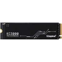 Kingston 2048G KC3000 M.2 2280 NVMe SSD, Solid state-drev Sort, 2 TB, M.2, 7000 MB/s