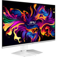 MSI MPG 321URXWDE QD-OLED computerskærm 80 cm (31.5") 3840 x 2160 pixel 4K Ultra HD Hvid, Gaming Skærm Hvid, 80 cm (31.5"), 3840 x 2160 pixel, 4K Ultra HD, QD-OLED, 0,03 ms, Hvid