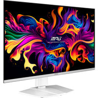 MSI MPG 321URXW-QD-OLED, Gaming Skærm Hvid