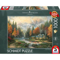 Schmidt Spiele Thomas Kinkade Studios: Efterårsaften ved søen, Puslespil 