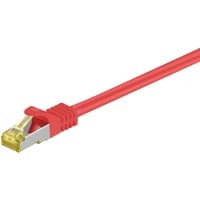 goobay RJ-45 patchkabel Cat 6.a S/FTP (PIMF), med Cat.7 råkabel Rød