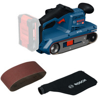 Bosch Batteridrevet båndsliber GBS18V-75 Professional solo, 18Volt Blå/Sort